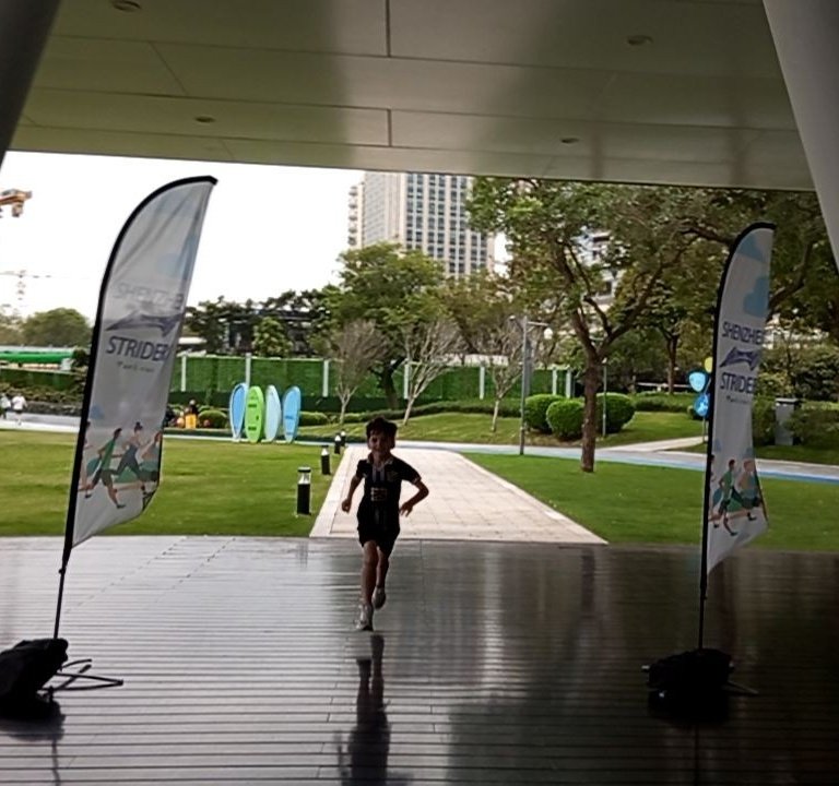 Finish photo - Isaac Brindley